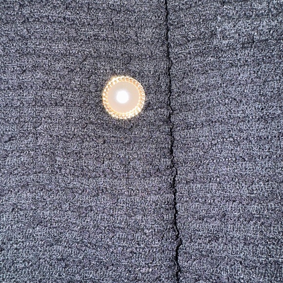 JOVONNA London Midnight Black Textured Blazer - Picture 3 of 6